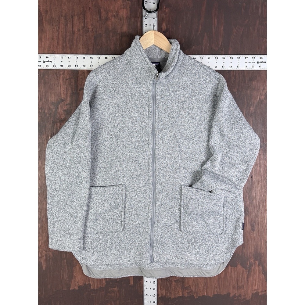 Patagonia Better Sweater Oversized Fleece Jacket Coat Gray‎ Grey Women's XL